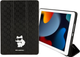 Чохол-книжка Karl Lagerfeld Saffiano Monogram Ikonik KLFC10SAKHPKK для Apple iPad 10.2" Folio Magnet Allover Black (3666339119119) - зображення 3