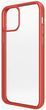 Etui Panzer Glass Clear Case Antibacterial do Apple iPhone 12 Pro Max Mandarin Red (5711724002816) - obraz 1