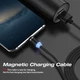 Кабель Магнітний Для Зарядки Телефона Смартфона 3в1 Magnetic MicroUSB+Type-C+Lightning 1м|3A| Чорний - зображення 6