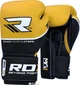 Боксерские перчатки RDX Quad Kore 16oz Желто-черные (880_10126) - изображение 1