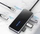 USB-хаб Vention 5 в 1 Type-C-USB-PD 4USB 3.0 87W 4K 30Hz 0.15 м Black (TFDHB) - зображення 6