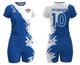 Форма волейбольная женская RIGO CHAMPION White-Blue 4XL - изображение 2