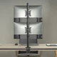 Крепление для 2-х экранов Brateck LDT66-C02V настольное 17"-32" нагрузка 9кг - изображение 2