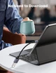 Кабель Ugreen Type-C to USB 3.0 OTG адаптер в нейлоновой оплетке 15СМ Black (US378) - изображение 6