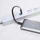 Кабель Baseus Nimble Two-in-one Portable Cable плоский 0.23 м Black (YM0279) - зображення 3