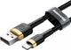 Кабель зарядный BASEUS Cafule Cable USB for Lightning 2м Gold/Black (CALKLF-CV1) - изображение 3