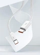 Кабель зарядный Dynamic Series Type-C to Type-C 100W 1 м White (CALD000202) - изображение 5