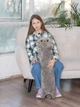 Мягкая игрушка обнимашка антистресс Британский Кот батон 90 см My Kigu Серый (9046) - изображение 8