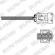 Лямбда зонд Delphi ES1079712B1 Peugeot 406, 306, 607, 206, 307, 807, 407; Renault Laguna, Clio; Citroen C5, Berlingo, Xsara, C3, C8, C2 1618E6, 1618Z6, 162870 - зображення 1