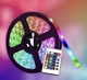 Комплект светодиодная цветная RGB Led лента 5 м 5050 с блоком и пультом управления - изображение 1