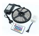 Светодиодная цветная лента RGB Led лента 5 м 5050 с блоком и пультом управления от 220в - изображение 6