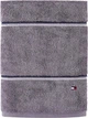 Рушник TOMMY HILFIGER банний Modern American Solid Cotton Bath Towel сірий у смужку - зображення 1