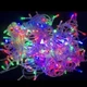 Светодиодная гирлянда Xmas Нить 800 LED светодиодов 40 метров прозрачный провод мультицветная - изображение 2