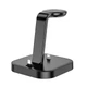 Настольная зарядная станция для iPhone/iWatch/Airpods HOCO CW43 3-in-1 |2.1A, 2.5/5W| Черный - изображение 3