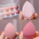 Спонжі для макіяжу набір 8 шт у коробці Sponge Egg рожевий (GS-106704) - зображення 7