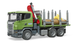 Ігровий нaбір Bruder - Massey Ferguson 7480 with front loader + timber attachment (4001702020460) - зображення 3