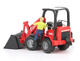 Трaктор Bruder - Schäffer 2630 yard loader with figure and accessories (4001702021917) - зображення 2