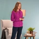 Жіноча спортивна кофта Joma CORINTO HOODIE JACKET фіолетовий XS 901134.500 XS - зображення 3