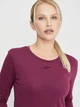 Женский лонгслив Joma ORGANIC Бордовый M (901611.651) - изображение 5