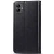 Противоударный кожаный чехол книжка GETMAN Gallant (PU) для Samsung Galaxy A05 Черный - изображение 2