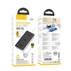 Мережевий фільтр Hoco AC8A 3x220V+3хUSB+ 1хType-C PD QC 30W 1.5М електричний подовжувач швидка зарядка для пристроїв Чорний - изображение 2
