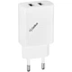 Мережевий зарядний пристрій Gelius Vogue GP-HC011 2USB 2.4A 12W White - изображение 1