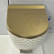 Унітаз підвісний SIA Lumen Gold Elegans безобідковий з сидінням Slim Soft-close 480x360x310 T1130 - изображение 3