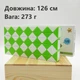 QiYi Rubik's Snake 72 pcs green | 126 cm | Змейка Рубика 72 элемента | зелёная | 126 см - изображение 2