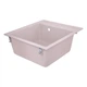Кухонна мийка Lidz 460х515/200 COL-06 світло бежевий з штучного каменю (LIDZCOL06460515200) - зображення 4