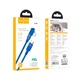 Кабель заряджання Hoco U108 (PD20W/2M) для Type-C to Lightning Apple для iOS пристроїв iPhone iPad iPod Синій - зображення 2