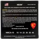 Струни для акустичної гітари DR STRINGS NEON MULTI-COLOR ACOUSTIC - EXTRA LIGHT (10-48) - зображення 3