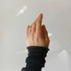 Каблучка з натурального Циркону рожевого кольору + намистина кольору срібло гіпоалергенні сплави d-3 мм на гумці 15-18 р-р - зображення 2