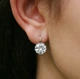 Срібні сережки з великими фіанітами (АРТ. № 6181) Dadiverin Jewelry - изображение 1