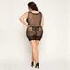Сітчаста сукня з метеликами JSY «Сексапільна Емілі» Plus Size, Black, імітація шнурівки, мереживо - зображення 5