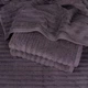 Набір махрових рушників Зеро Твіст 3шт GM Textile 40x70см, 50x90см, 70x140см 550г/м2 (Виноградний) - зображення 4