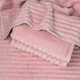 Набор махровых полотенец Зеро Твист 2шт GM Textile 50x90см, 70x140см 550г/м2 (Розовый) - изображение 2