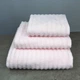 Набор махровых полотенец Зеро Твист 3шт GM Textile 40x70см, 50x90см, 70x140см 550г/м2 (Светло-розовый) - изображение 1