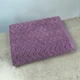 Рушник махровий GM Textile 50x90см Преміум якості Жакардовий з велюром 550г/м2 (Темно-Фіолетовий) - зображення 1