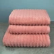 Набор махровых полотенец Зеро Твист 3шт GM Textile 50x90см, 50x90см, 70x140см 550г/м2 (Терракотовый) - изображение 1