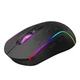 Мышка игровая XTRIKE ME GW-611 беспроводная 8000dpi 7кн RGB черная - изображение 2