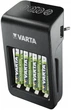 Універсальне ЗУ Varta LCD PLUG CHARGER+ (57687) +4x2100mAh, AA/AAA/"Крона", LCD, 4+1 канали, Blister - зображення 1