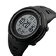Мужские часы Skmei Amigo II 1251 Черные с белым циферблатом - изображение 3