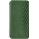 Шкіряний чохол-книжка GETMAN Cubic (PU) для Samsung Galaxy A16 4G/5G Зелений - изображение 1