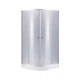 Lidz Душова кабіна ŁATWA SC80x80.SAT.LOW.GR, скло тонів. 4 мм Душовий піддон KUPALA ST80x80x16 - зображення 1
