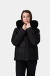 Куртка жіноча AVECS - 70509/1 - XL Чорна - изображение 2