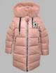 Пальто зимнее для девочки Kiko/Donilo ZH5325B 158 см Пудра - изображение 1