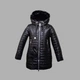 Пальто демисезонное для девочки Delfin-free D19-2b 140 см Чёрный - изображение 1