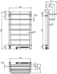 Полотенцесушитель электрический NAVIN Fortis 480x800 Sensor правый белый 12-153053-4880 - изображение 5