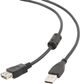 Kabel Cablexpert USB Type A-USB Type A 1.8 m Czarny (8716309052139) - obraz 1