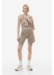 Шорты H&M S Темно-бежевый 0711582_велосипедки_02 - изображение 1
